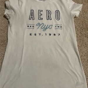 Aero white shirt size medium